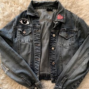 Distressed Jean Jacket